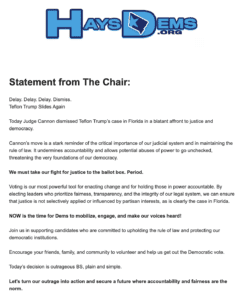 Statement From The Chair Image